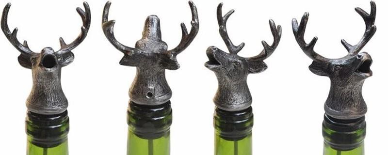 Deer shape wine pourer 4 Deer shape wine pourer 4