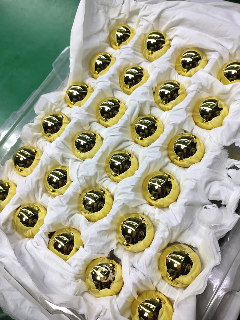 Ball shape metal cap