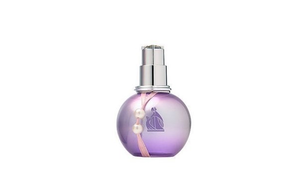 purple perfume bottles