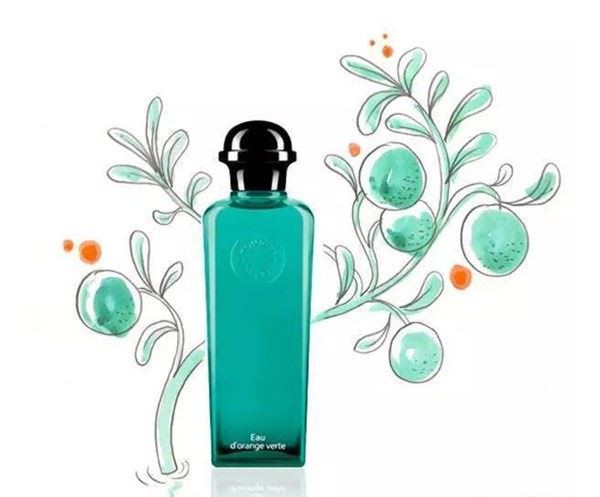 blue perfume bottles