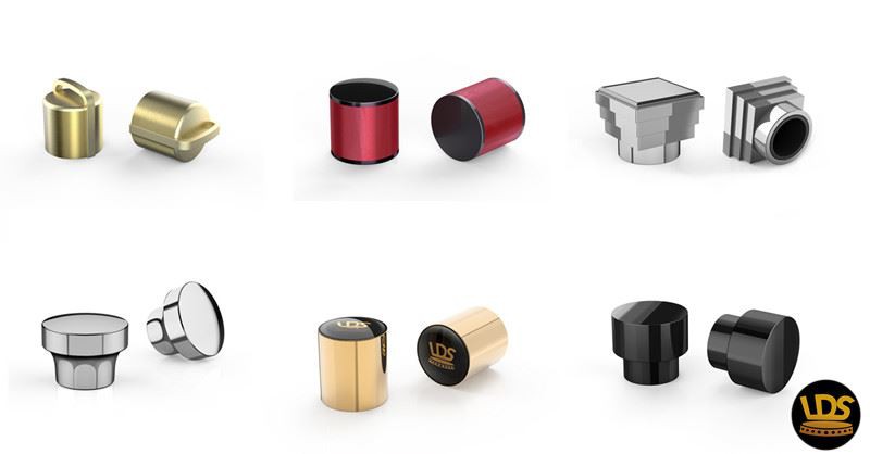 Zamak perfume caps