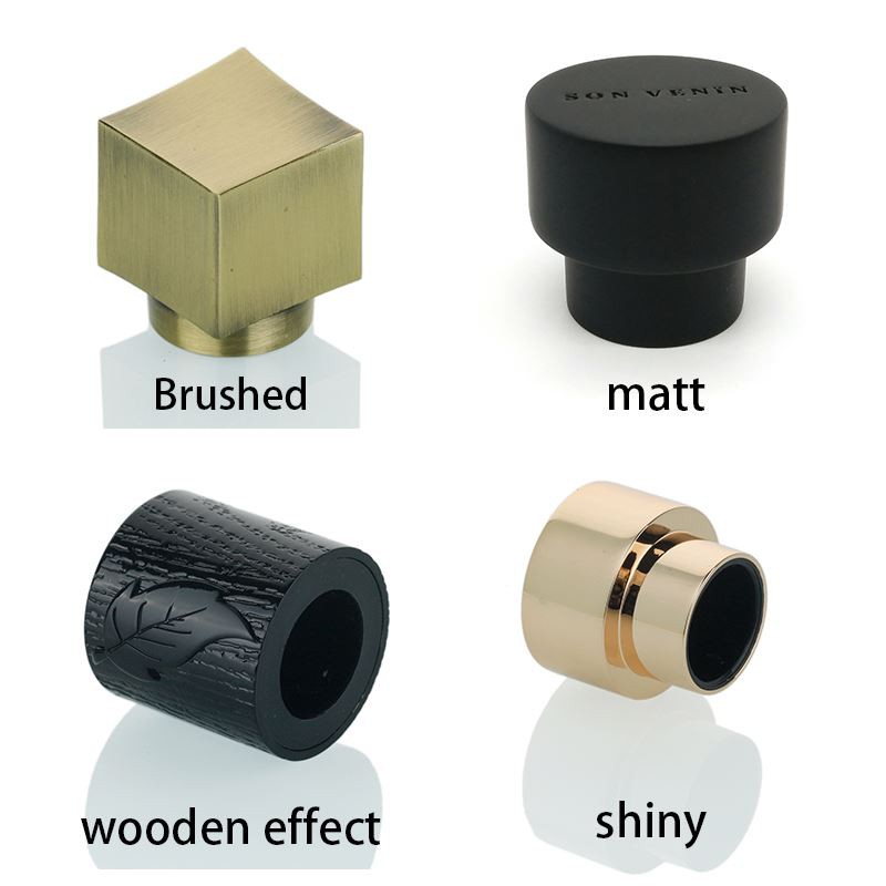 Zamac perfume cap surface effect