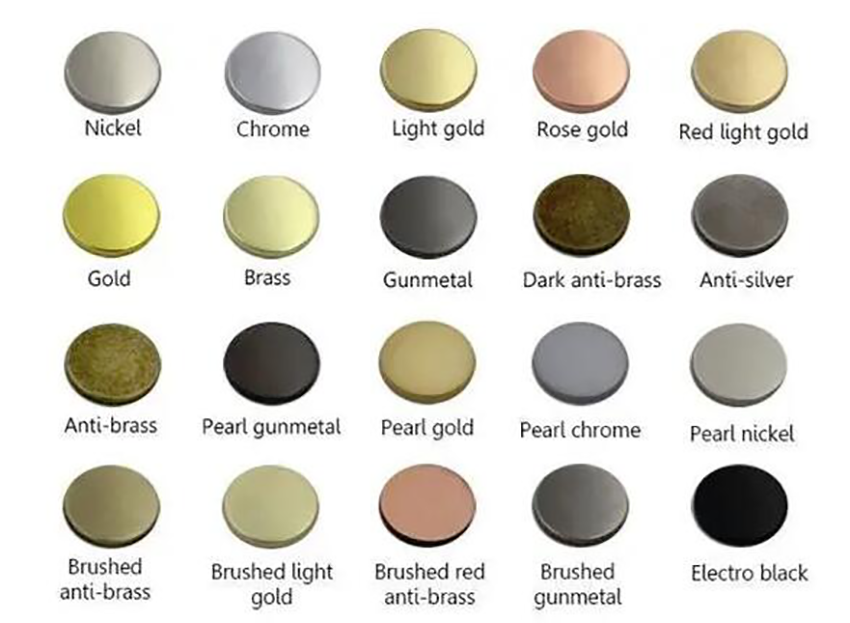 Electroplating colors