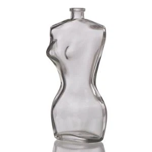 Boutèy Glass fanm fòm kò