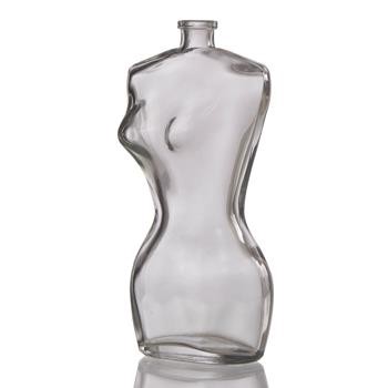 Boutèy Glass fanm fòm kò