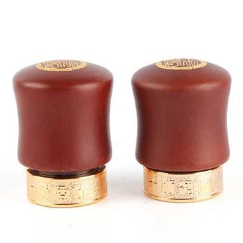 Wooden wine bottle cap