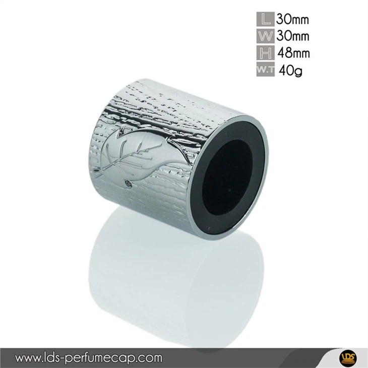 White Zamac Perfume Lid