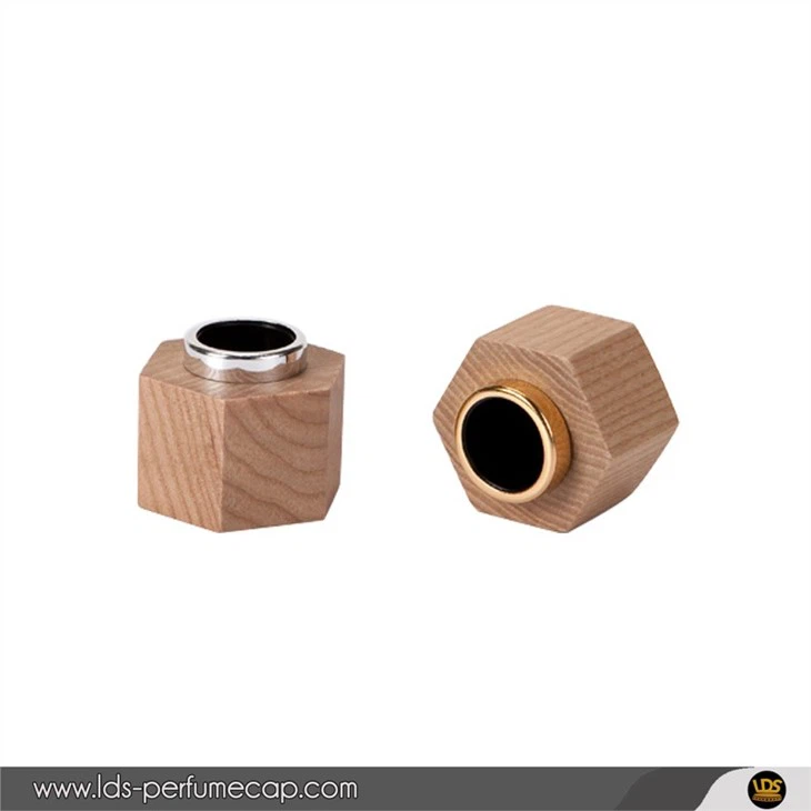 Custom Wood And Plastic For Perfume Cap