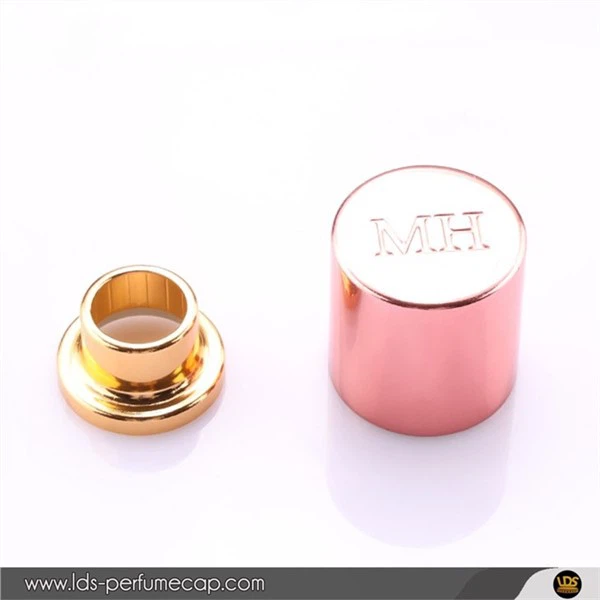 Elegant aliminyòm pouse rale pafen Cap