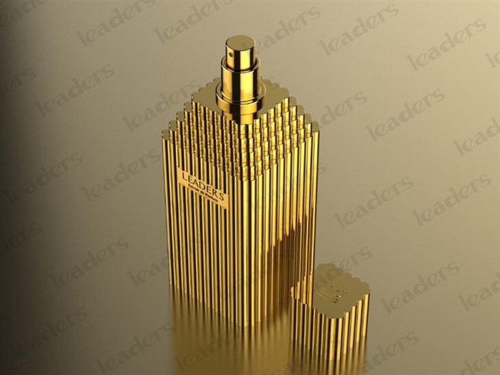 Luxury Alloy Cap With Unique Design Bottle